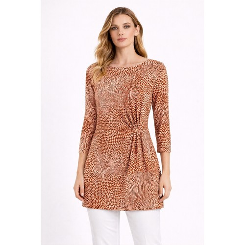 Mclaughlin printed ruched - m,
