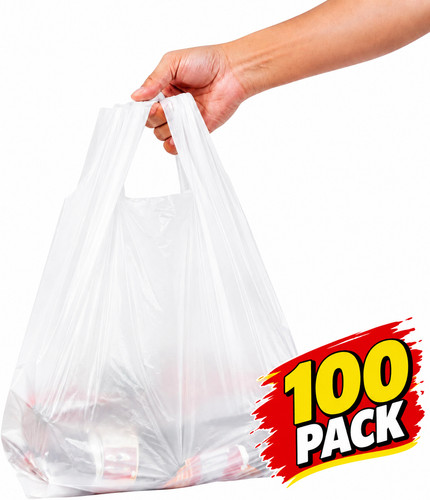 100 carrier bags 13x19x23 - 100,