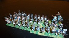JOB LOT NAPOLEONIC WARS WARGAMING FIGURES FRENCH INFANTRY BASED PAINTED METAL
