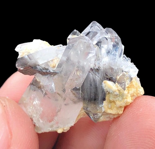 Natural brookite quartz - brookite,
