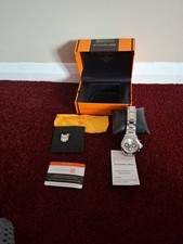 Stuhrling Original Chronograph, Men's Sports Watch Swiss Made Quartz