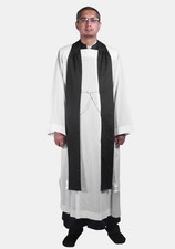 Black Preaching Scarf, Tippet