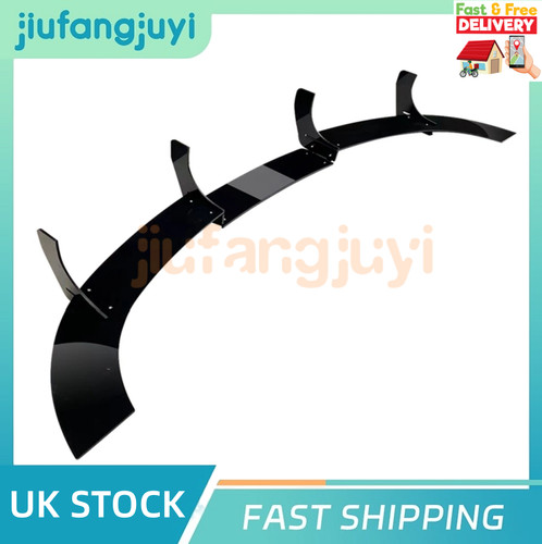 Glossy rear bumper lip valance - lip,