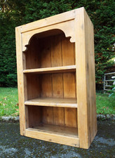 PINE SHELVING UNIT CABINET