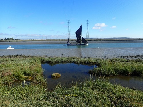 Photo 6x4 old sailing - an, barge