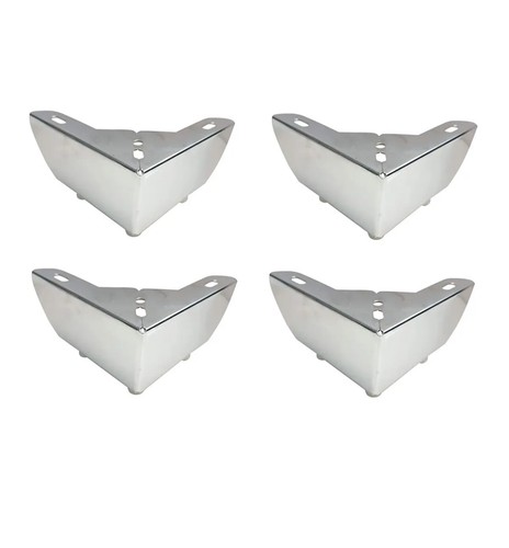 Metal chrome shape - chrome, l