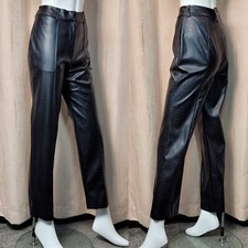 M&S Faux LEATHER CROC Straight