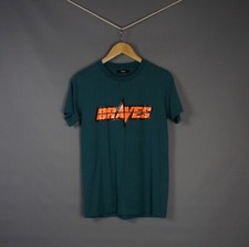 DIESEL - L - Gents Green Orange BRAVES Stretch Jersey Cotton Tee T-Shirt