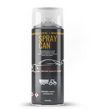 Massey Ferguson Brown Grey Chassis 1987> Tractor Machinery Aerosol Spray Paint