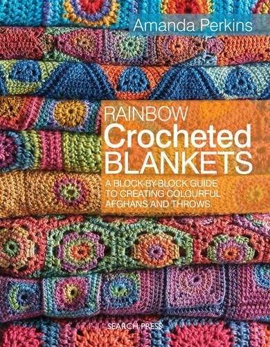 Rainbow crocheted blankets - rainbow, by