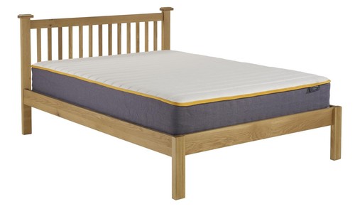 Solid real oak bed - solid,