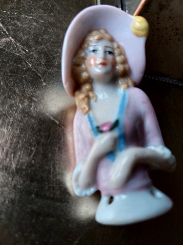 Half doll pin - doll,