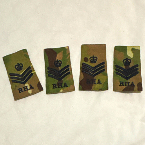British army mtp - rha, rank