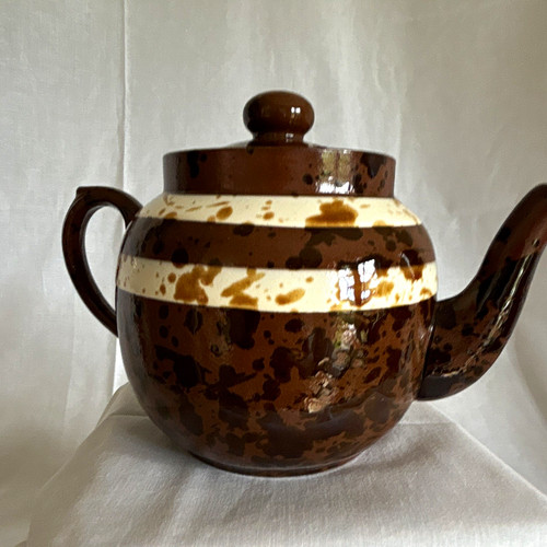 Brown cream speckled - brown, &