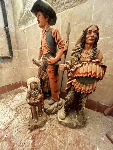 Native american indian statue - native,