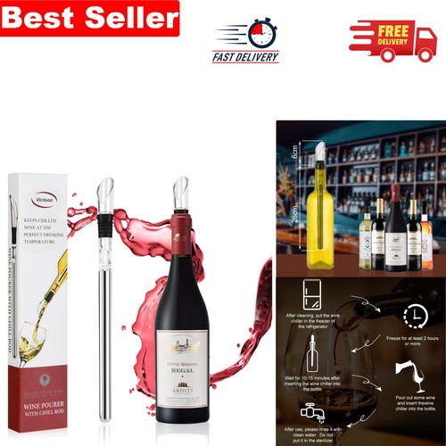 Stainless steel wine chiller - stainless,