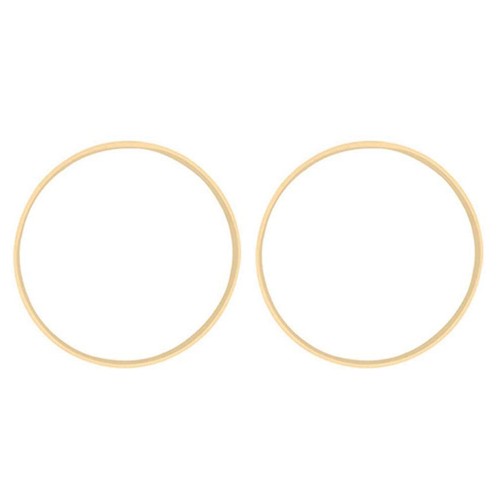 Wooden circle round - 2x,