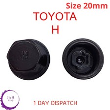 LETTER H WHEEL NUT LOCKING SECURITY BOLT MASTER KEY SOCKET, WNLK FOR TOYOTA 20mm