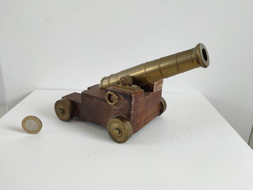 Old handmade wood brass - handmade, &