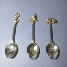 3 Vintage silver plated spoons teaspoons  by  WAPW Souvenir: Scotland, Christmas