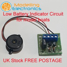 Low Battery Indicator Circuit for model boats and various hobbies