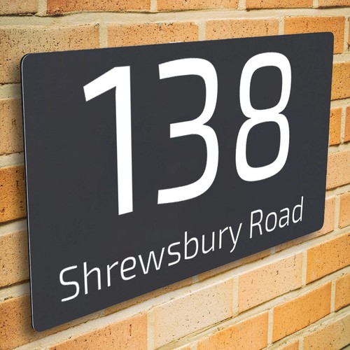 House number plaques - number,