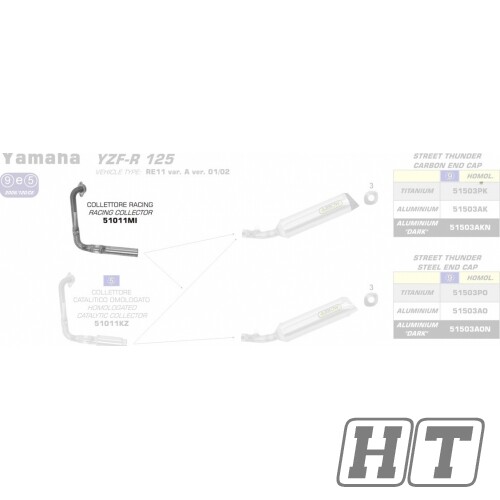 Exhaust manifold arrow - , without