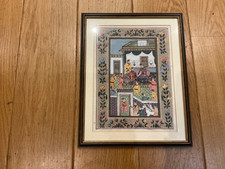 Vintage indian mughal silk - indian,