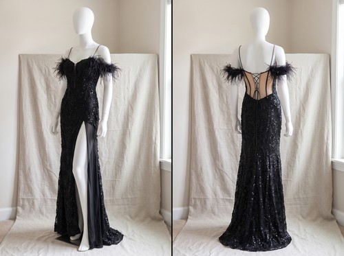 New sherri hill black - *,