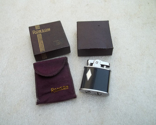 Vintage boxed ronson lighter - boxed,