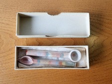 Glass spoons filled With Alum