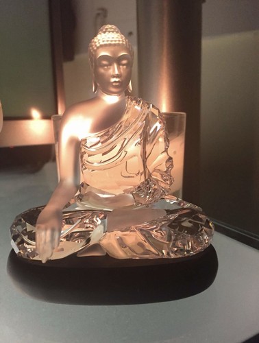Swarovski crystal buddha - crystal,