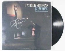 Pat Patrick Simmons Signed Autographed "So Wrong" Record Album
