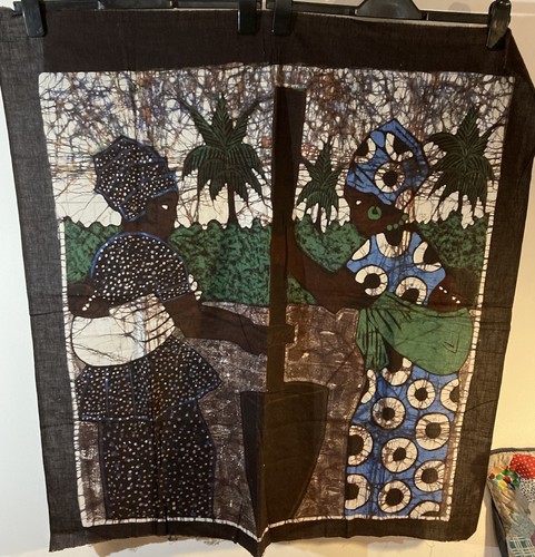 Batik cotton panel two - of,