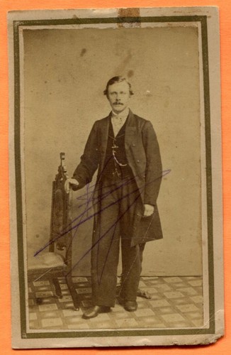 Cdv new york portrait - cdv, of