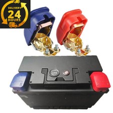 2Pcs Quick Release Battery Terminals Clamps Car Caravan Boat Low Profile 12V