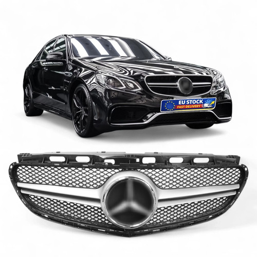 Silver chrome radiator - radiator, grille