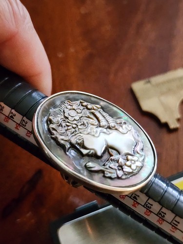 Vintage mother pearl - of, cameo