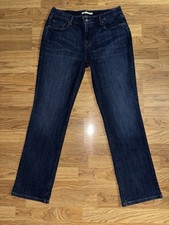 Levi’s 505 Regular Fit Straight Denim Jeans Women’s Size 12 Waist 31 Dark Wash