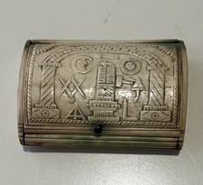 Antique 1876 Masonic Carved