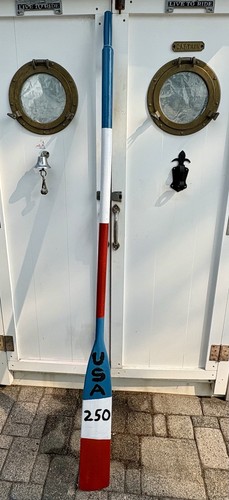 Vintage old wooden oars - vintage,
