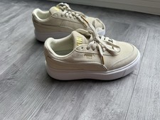 Cream Puma Creeper Trainers -