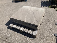 90cm x 90cm x 5cm stone slabs x 4, suitable for hearths etc "B" grade (REF 313)
