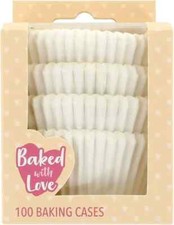 Baked with Love White Cupcake