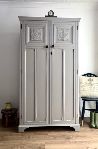 Beautiful hand painted - painted, grey