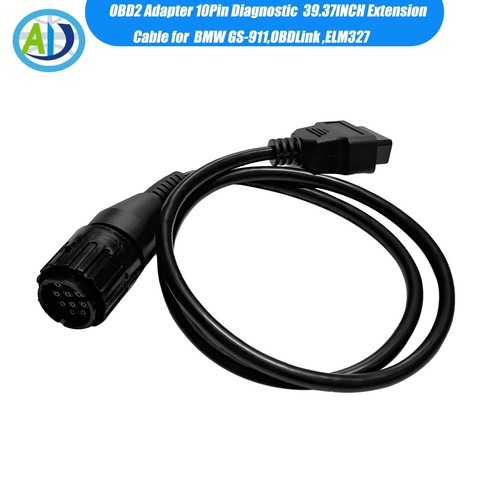 Obd2 adapter 10pin diagnostic - adapter,