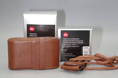 Leica lux brown case - c-lux,