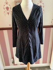 Cute Little Spotted Dress By New Look Size 12 New