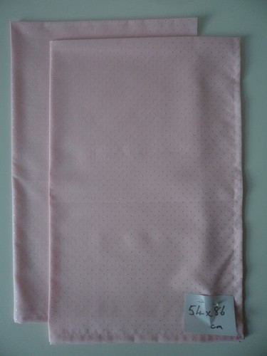 New pair pink polyester baby - new,