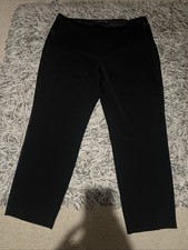 Next Tailored Ladies Black Trousers , Stripe Down Side Leg/waistband. 18 BNWOT